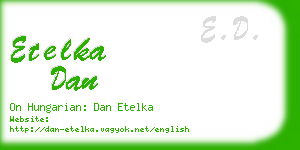 etelka dan business card